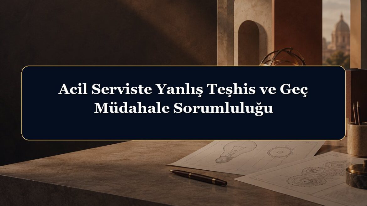 Acil Serviste Yanlış Teşhis ve Geç Müdahale Sorumluluğu