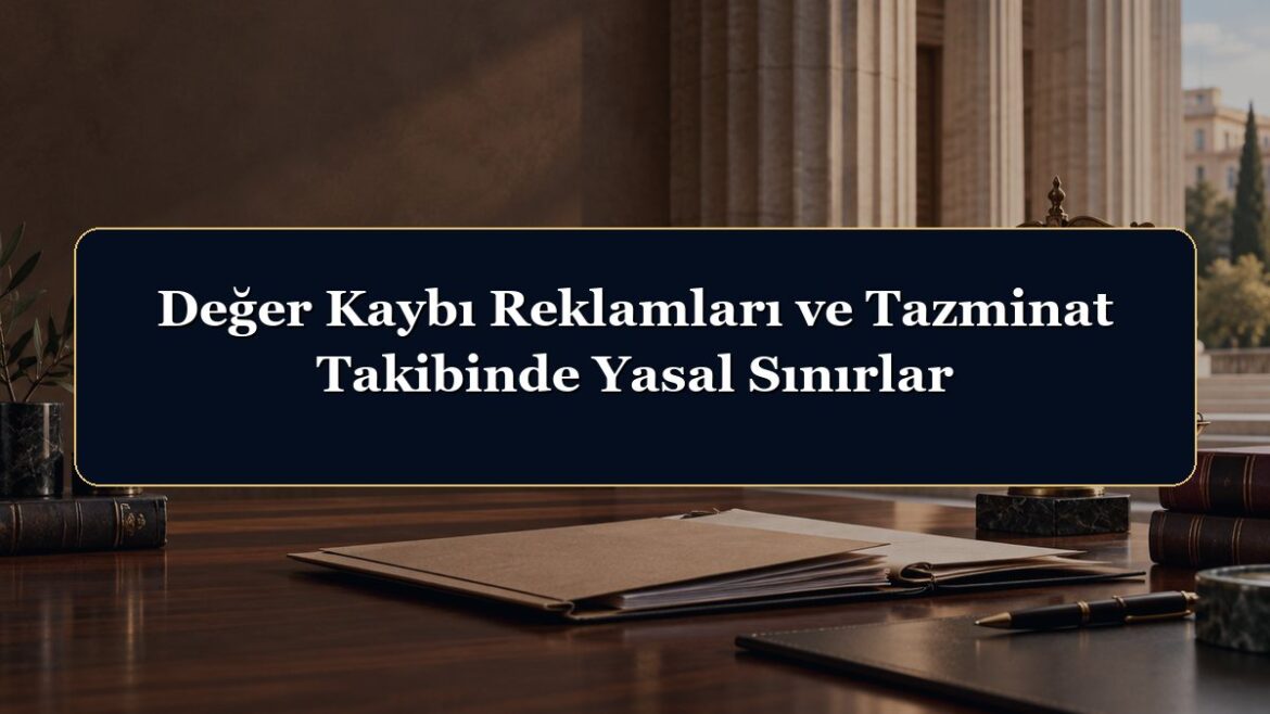 Değer Kaybı Reklamları ve Tazminat Takibinde Yasal Sınırlar