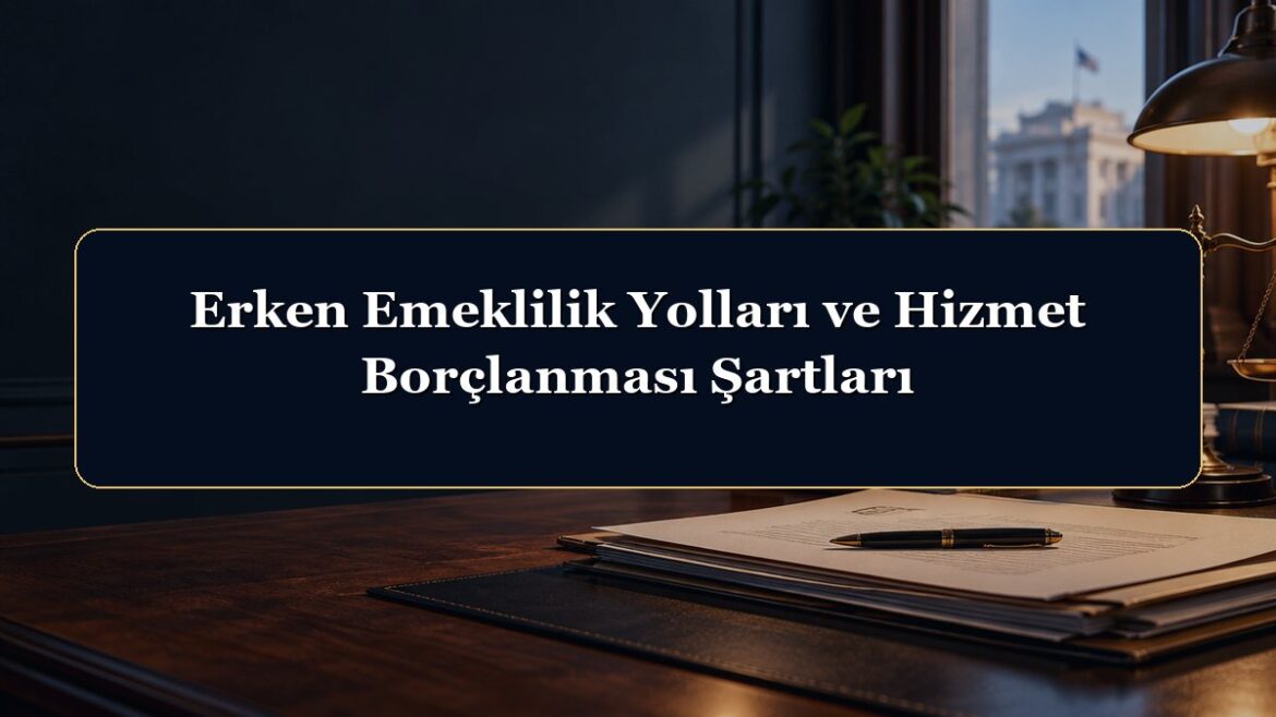 Erken Emeklilik Yolları ve Hizmet Borçlanması Şartları