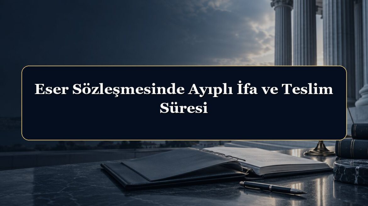 Eser Sözleşmesinde Ayıplı İfa ve Teslim Süresi