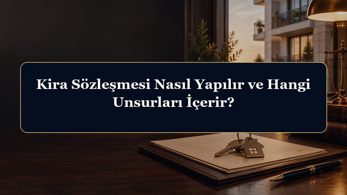 Kira Sözleşmesi Nasıl Yapılır ve Hangi Unsurları İçerir?