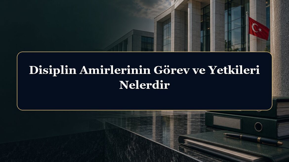 Disiplin Amirlerinin Görev ve Yetkileri Nelerdir
