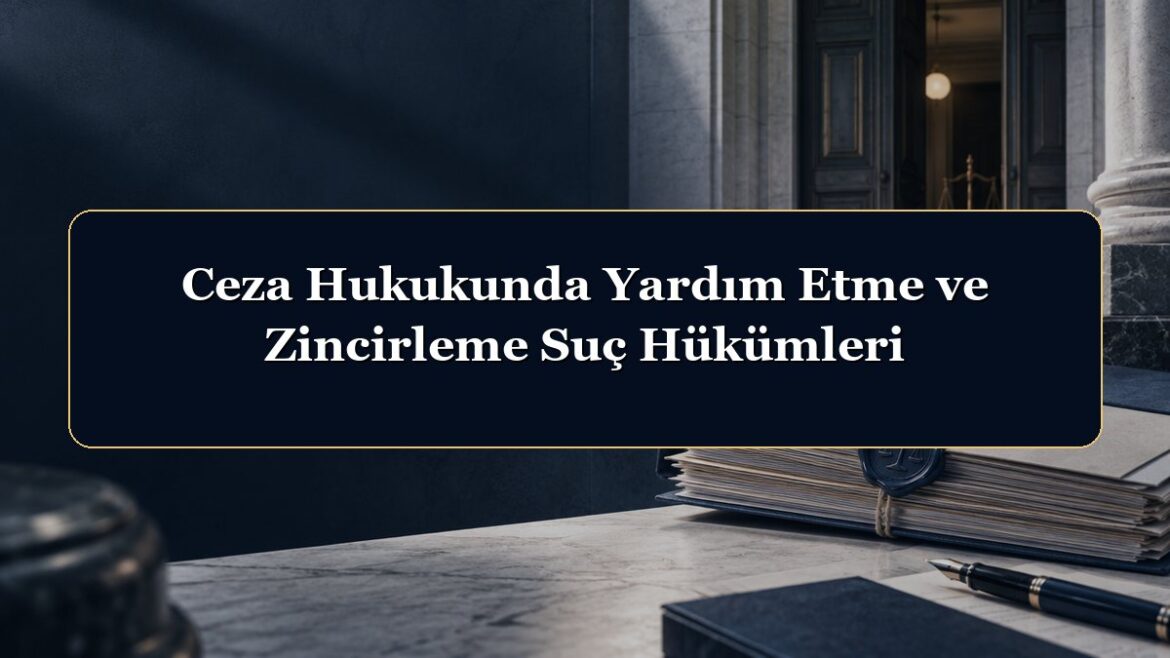 Ceza Hukukunda Yardım Etme ve Zincirleme Suç Hükümleri
