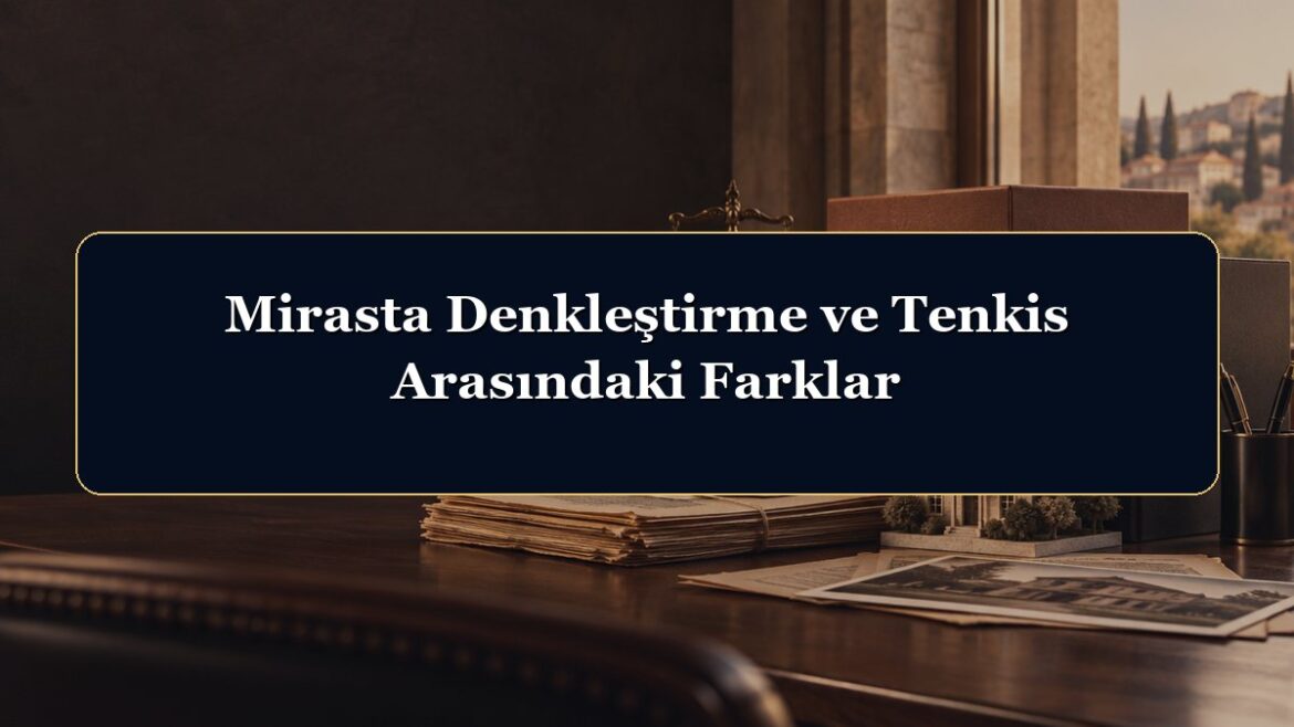 Mirasta Denkleştirme ve Tenkis Arasındaki Farklar