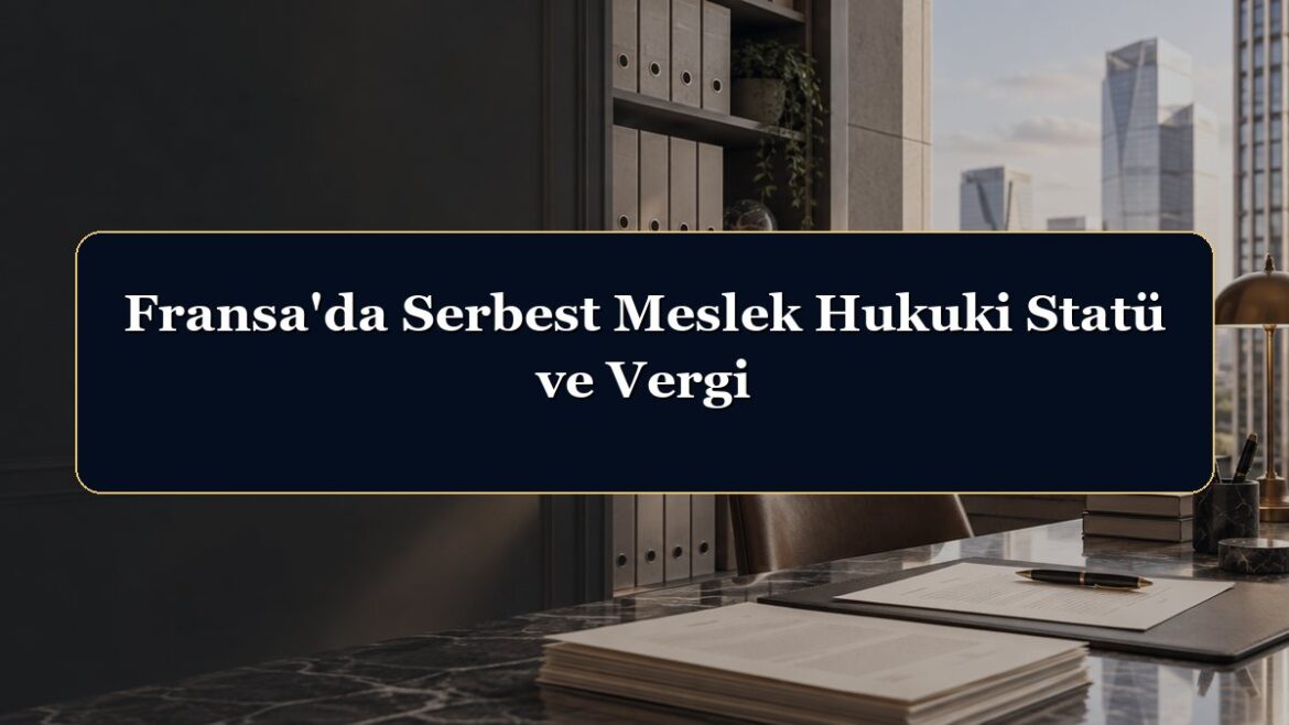 Fransa'da Serbest Meslek Hukuki Statü ve Vergi