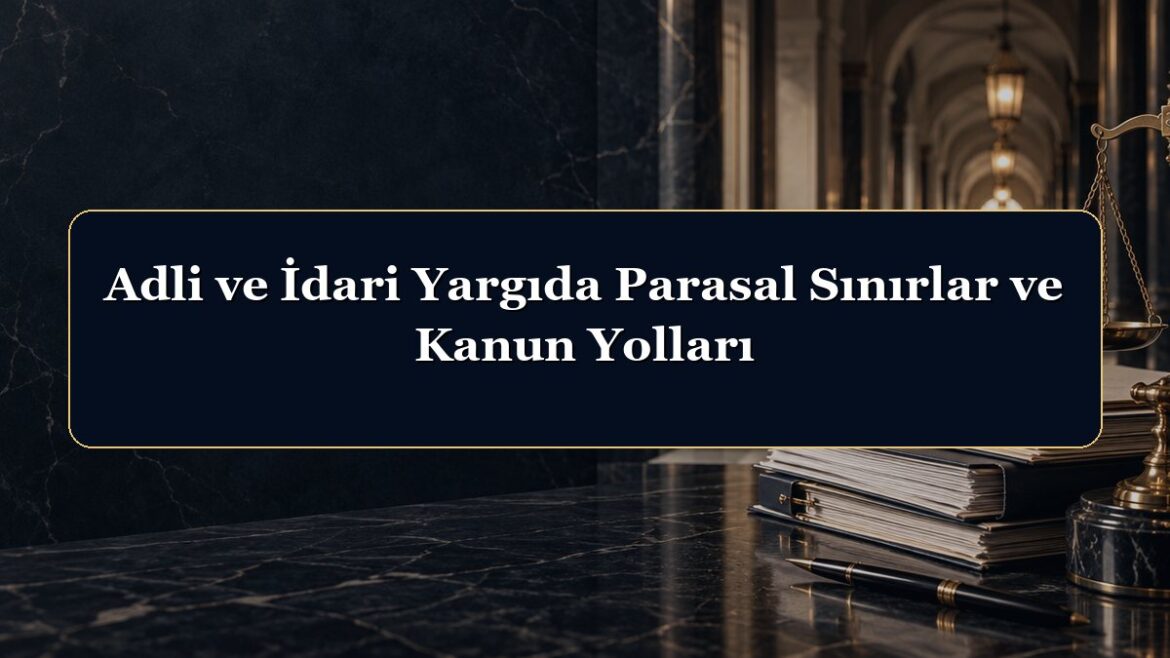 Adli ve İdari Yargıda Parasal Sınırlar ve Kanun Yolları