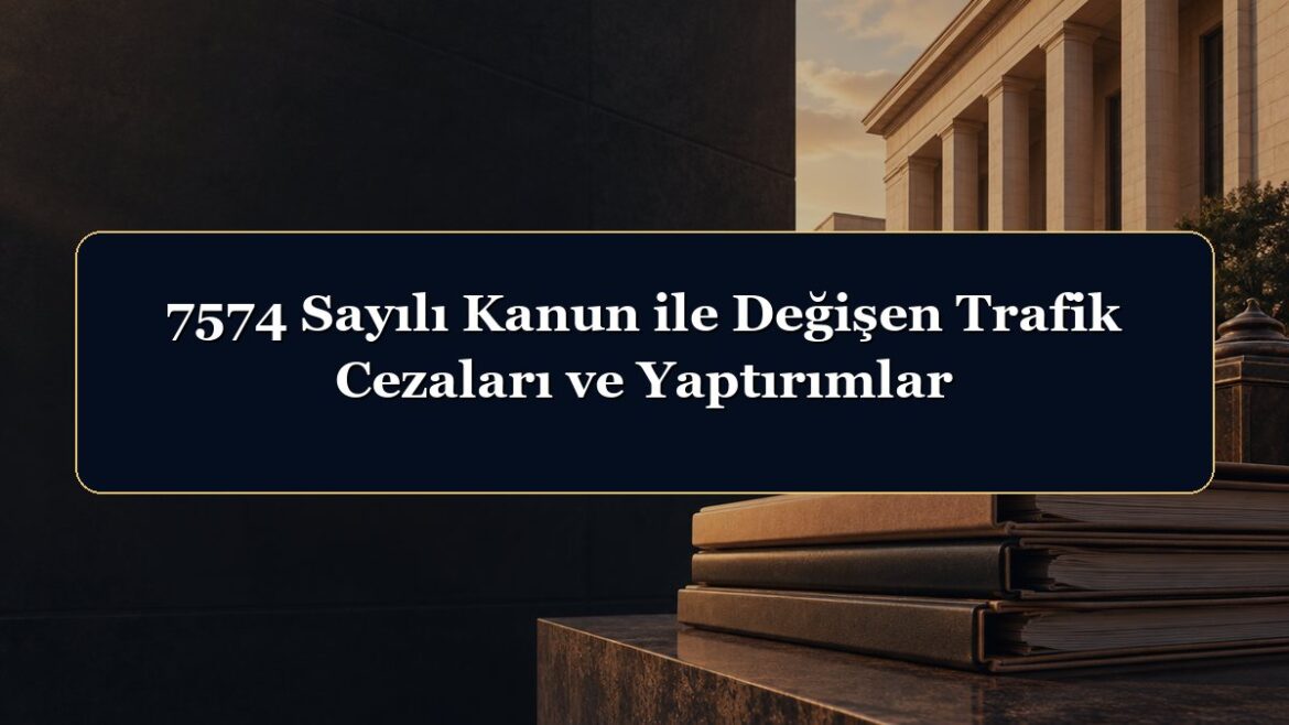 7574 Sayılı Kanun ile Değişen Trafik Cezaları ve Yaptırımlar