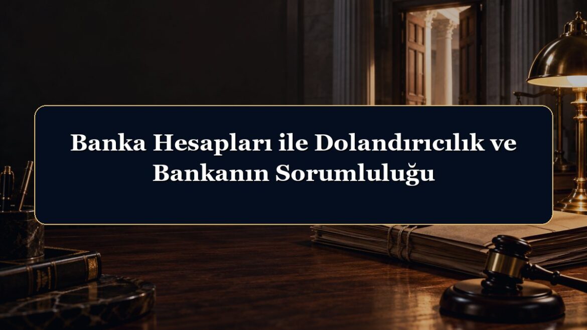 Banka Hesapları ile Dolandırıcılık ve Bankanın Sorumluluğu