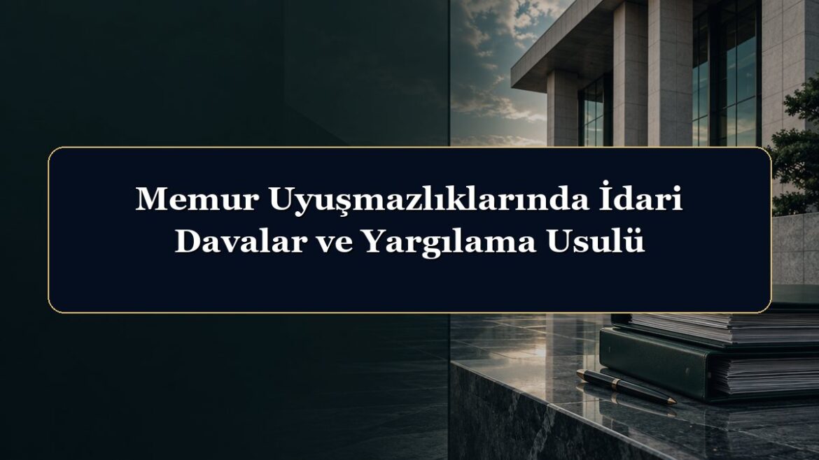 Memur Uyuşmazlıklarında İdari Davalar ve Yargılama Usulü