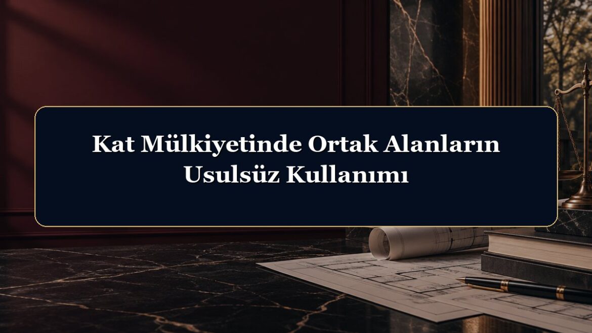 Kat Mülkiyetinde Ortak Alanların Usulsüz Kullanımı
