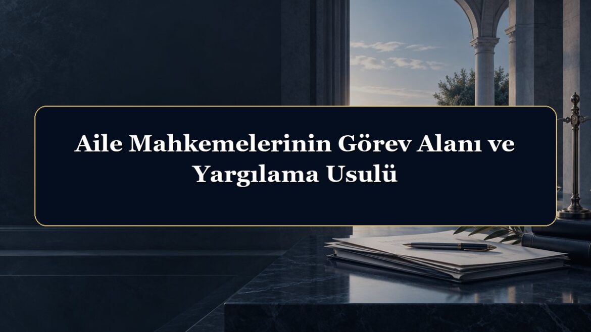 Aile Mahkemelerinin Görev Alanı ve Yargılama Usulü