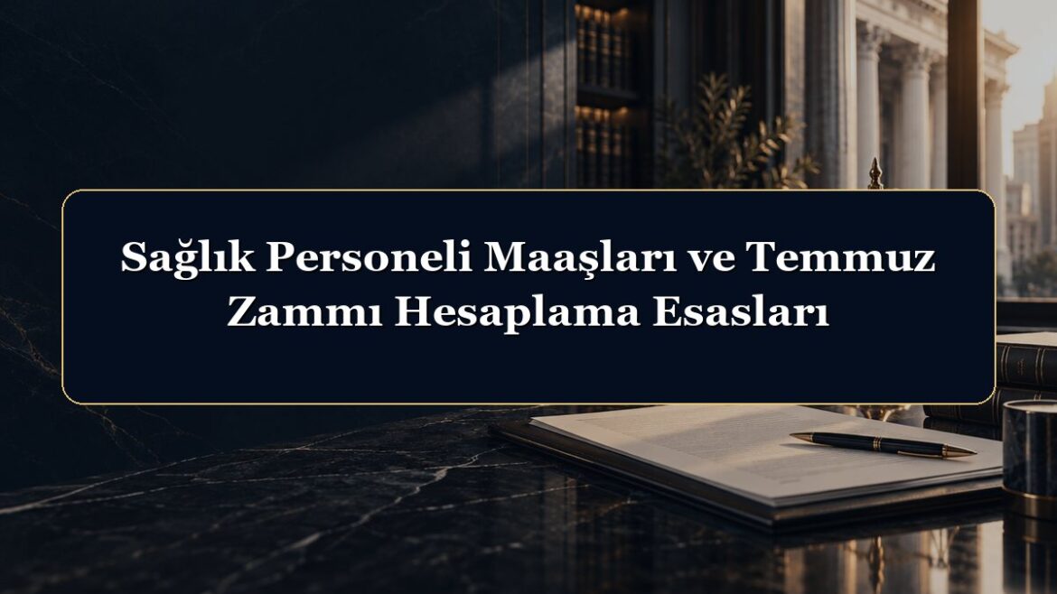 Sağlık Personeli Maaşları ve Temmuz Zammı Hesaplama Esasları