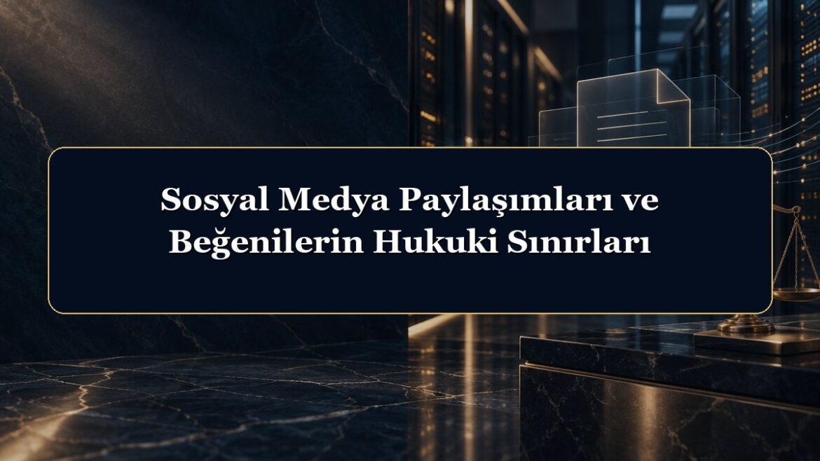 Sosyal Medya Paylaşımları ve Beğenilerin Hukuki Sınırları