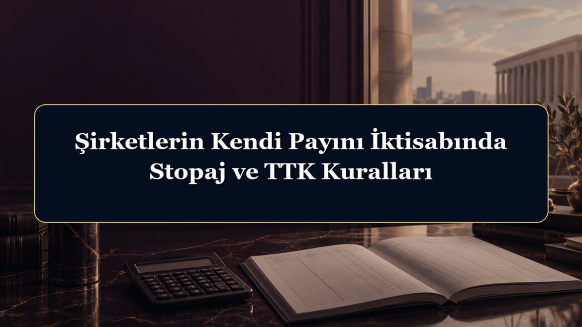 Şirketlerin Kendi Payını İktisabında Stopaj ve TTK Kuralları