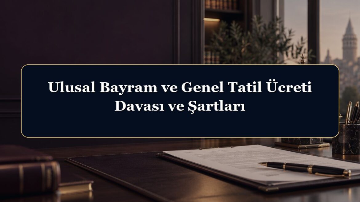 Ulusal Bayram ve Genel Tatil Ücreti Davası ve Şartları