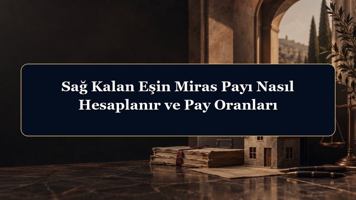 Sağ Kalan Eşin Miras Payı Nasıl Hesaplanır ve Pay Oranları