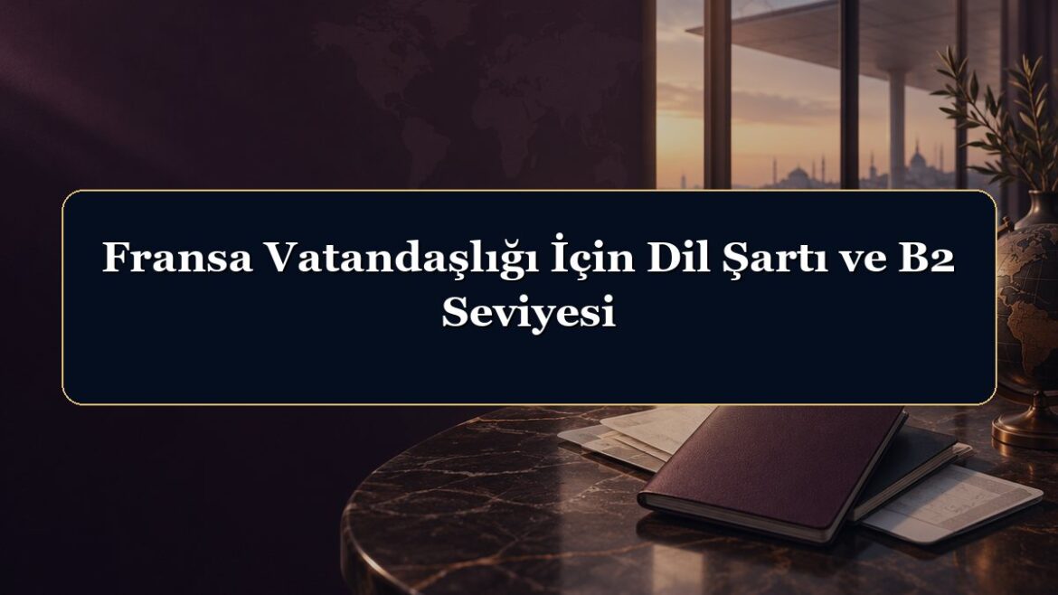 Fransa Vatandaşlığı İçin Dil Şartı ve B2 Seviyesi