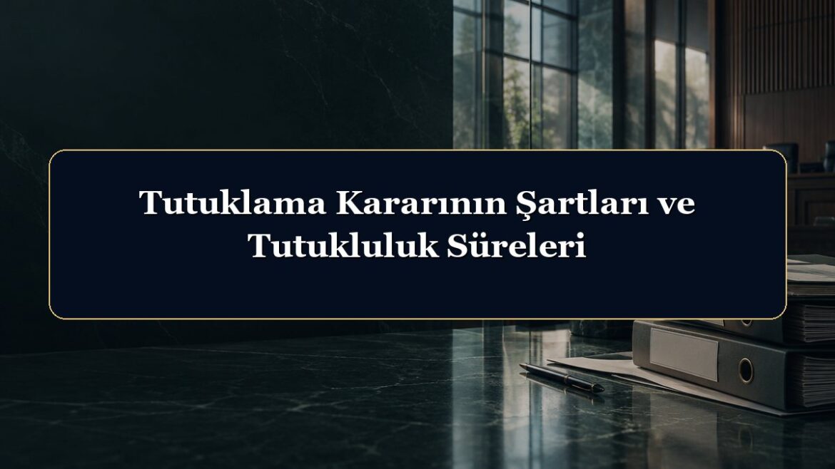 Tutuklama Kararının Şartları ve Tutukluluk Süreleri