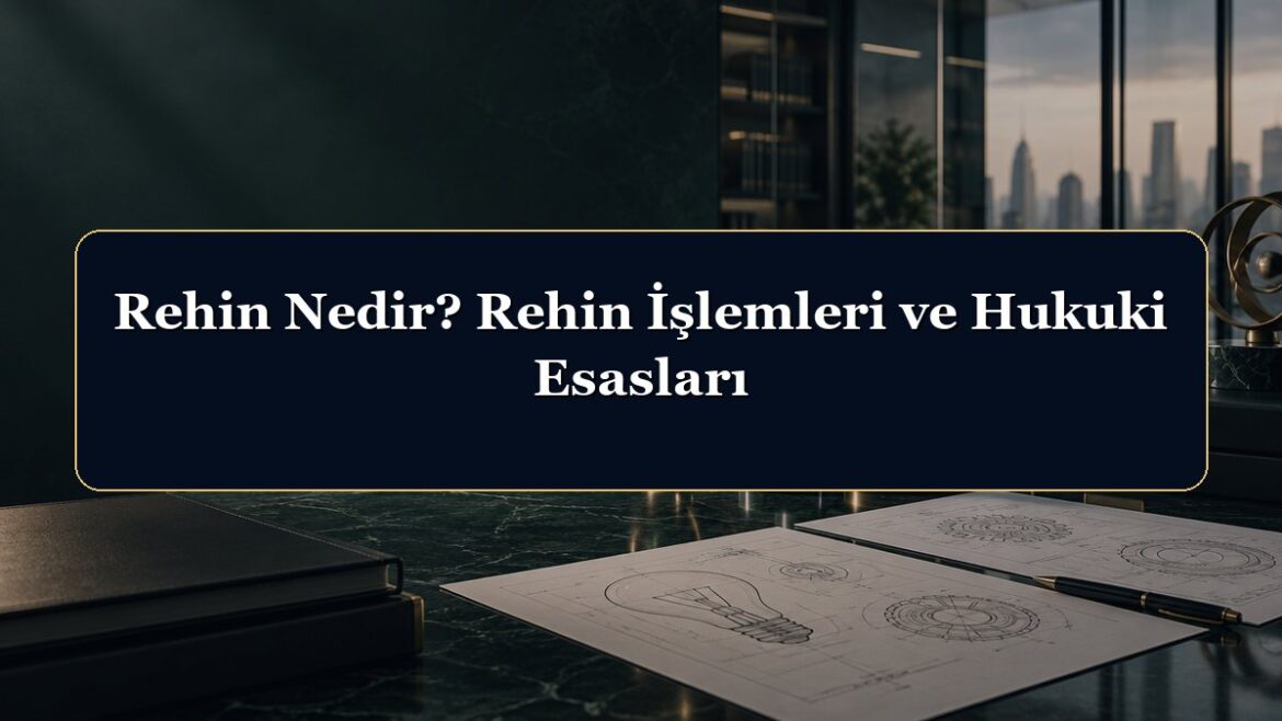 Rehin Nedir? Rehin İşlemleri ve Hukuki Esasları