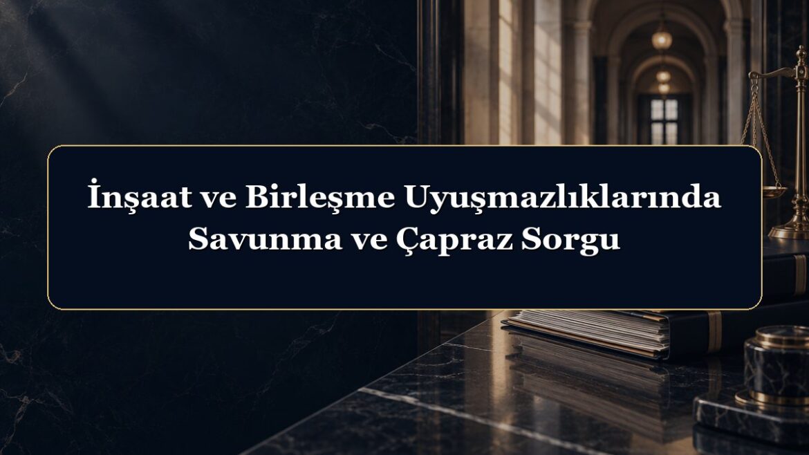 İnşaat ve Birleşme Uyuşmazlıklarında Savunma ve Çapraz Sorgu