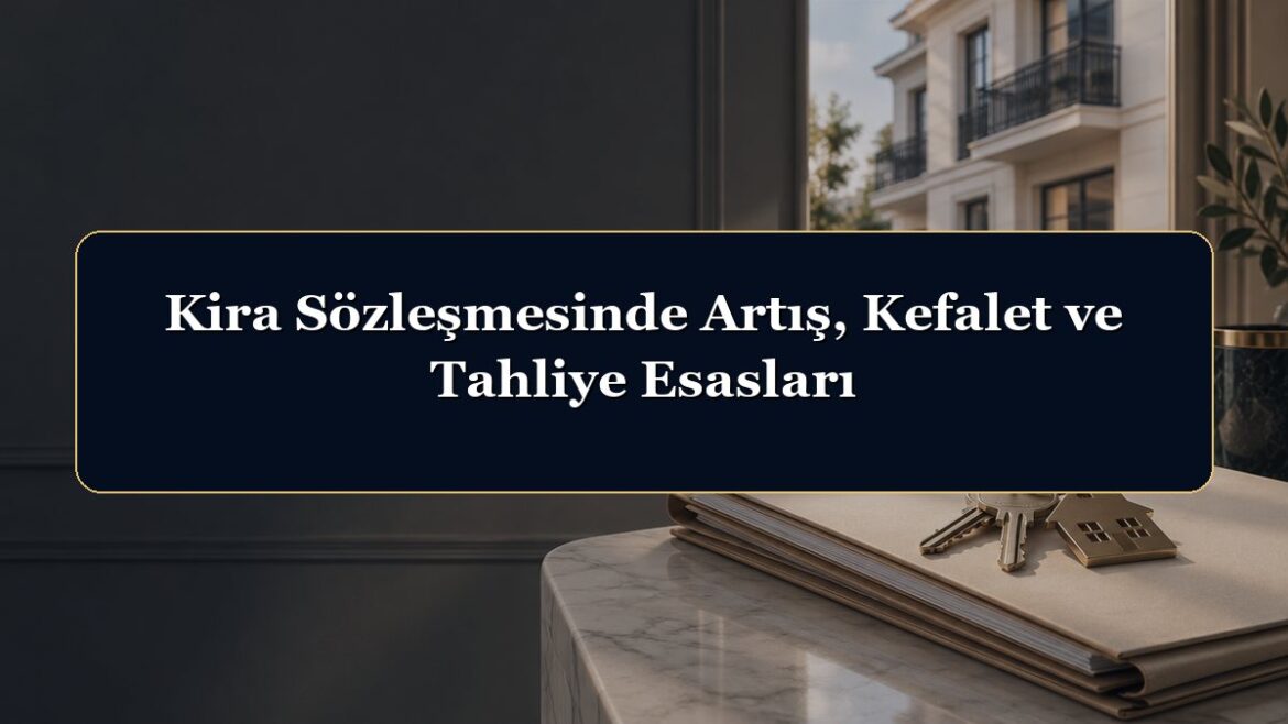 Kira Sözleşmesinde Artış, Kefalet ve Tahliye Esasları