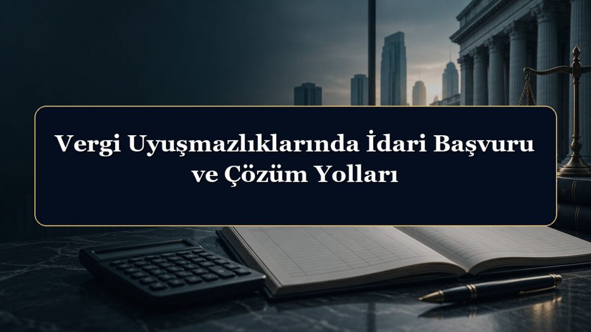 Vergi Uyuşmazlıklarında İdari Başvuru ve Çözüm Yolları