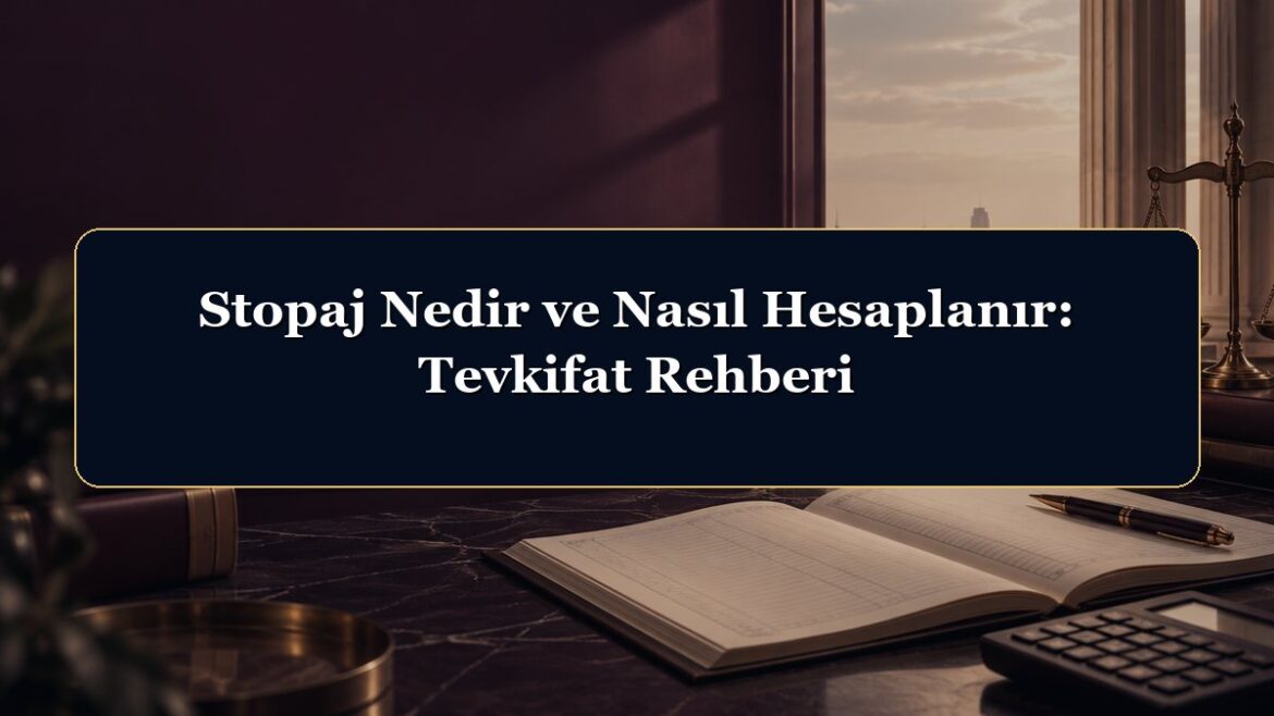 Stopaj Nedir ve Nasıl Hesaplanır: Tevkifat Rehberi