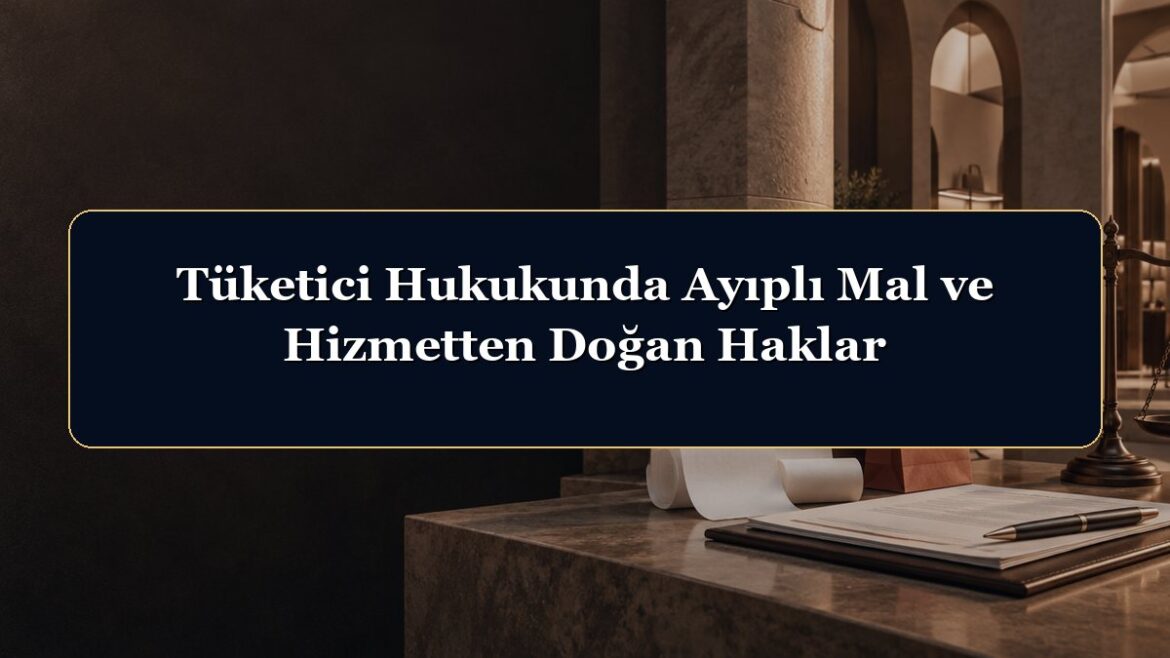 Tüketici Hukukunda Ayıplı Mal ve Hizmetten Doğan Haklar