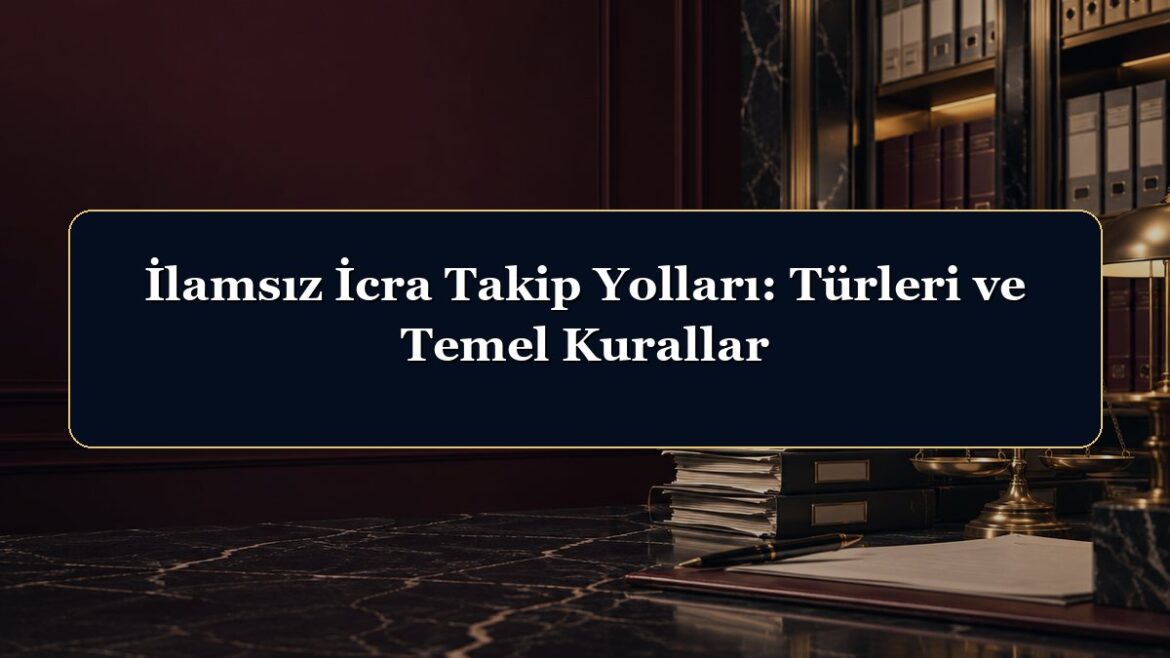 İlamsız İcra Takip Yolları: Türleri ve Temel Kurallar