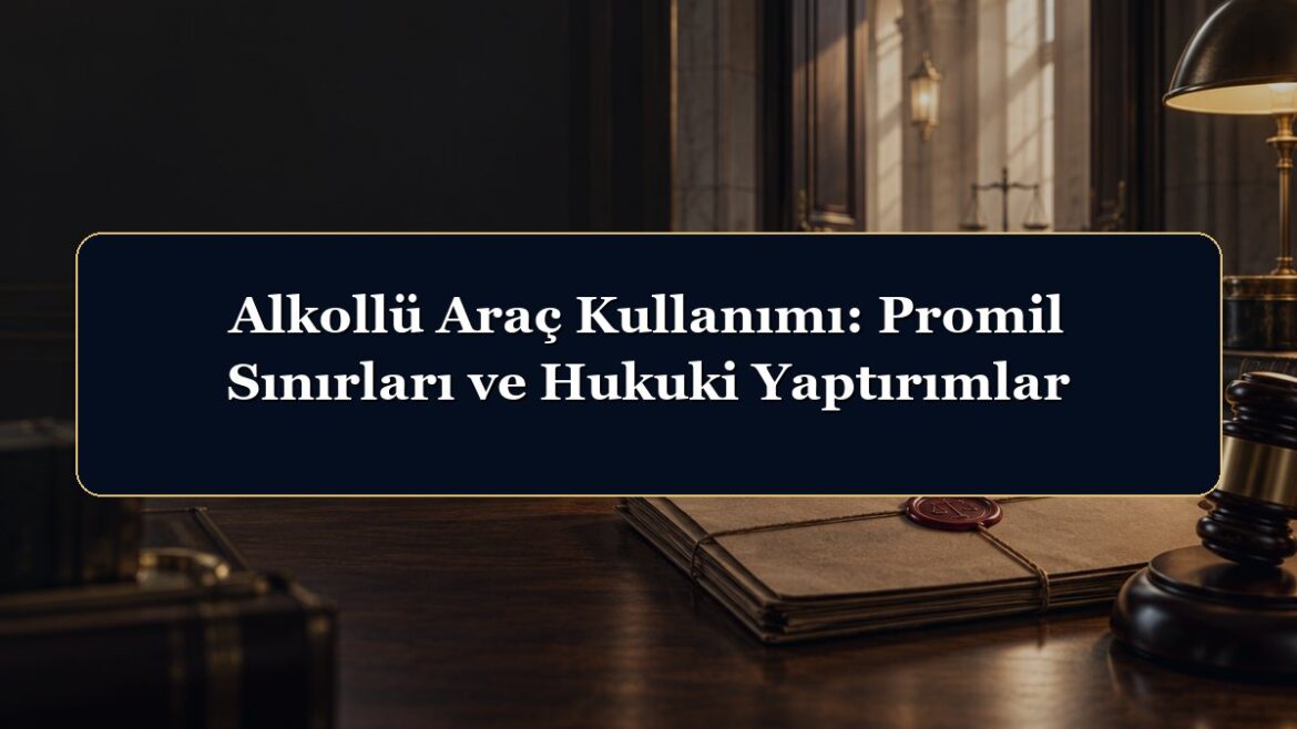 Alkollü Araç Kullanımı: Promil Sınırları ve Hukuki Yaptırımlar