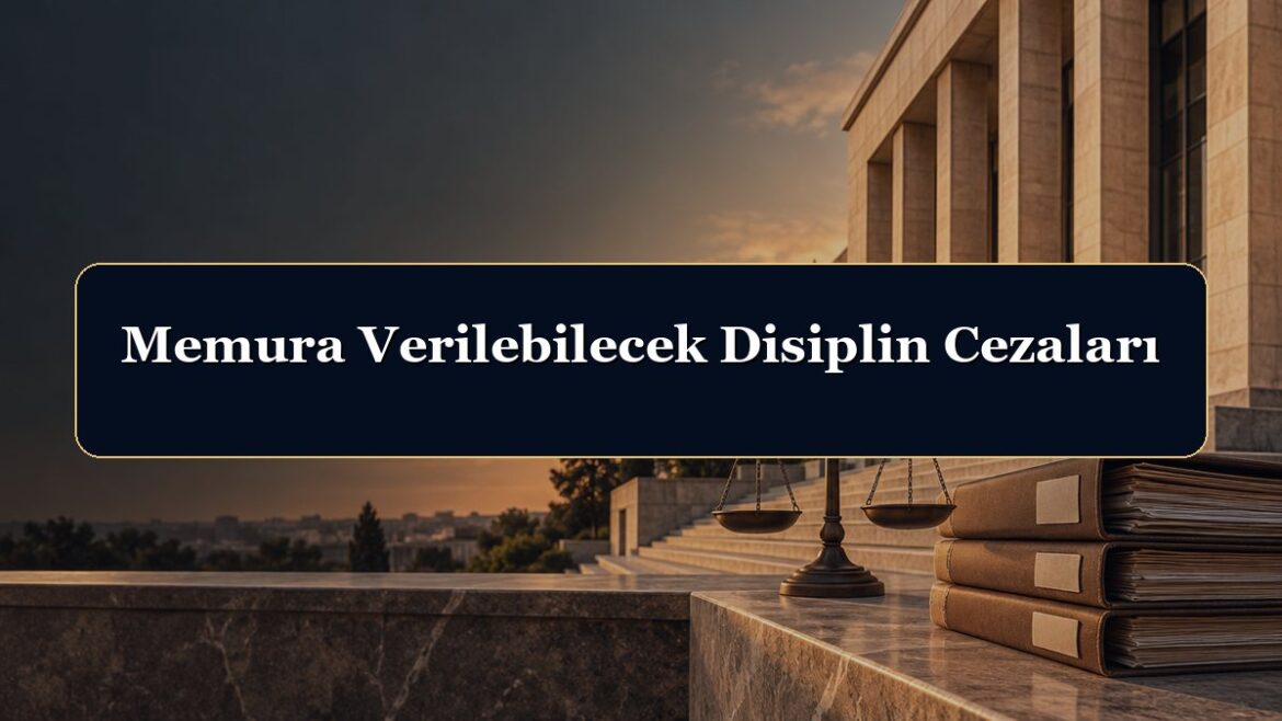 Memura Verilebilecek Disiplin Cezaları