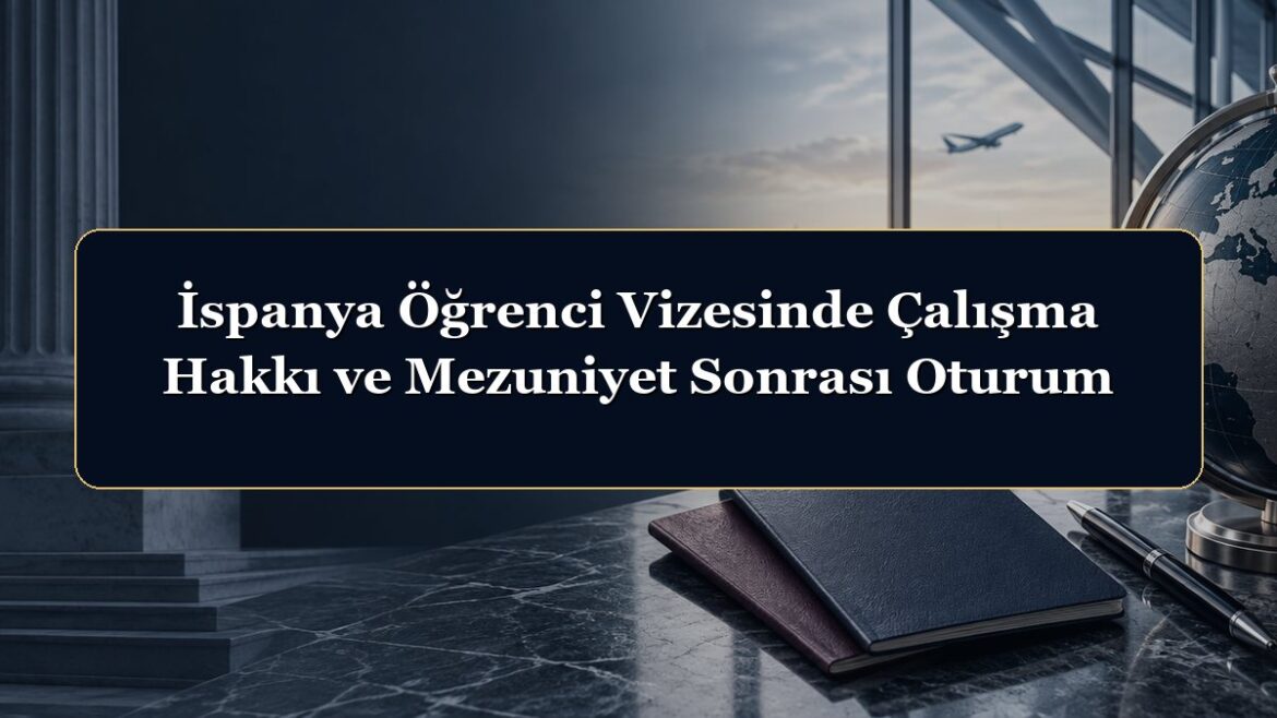 İspanya Öğrenci Vizesinde Çalışma Hakkı ve Mezuniyet Sonrası Oturum