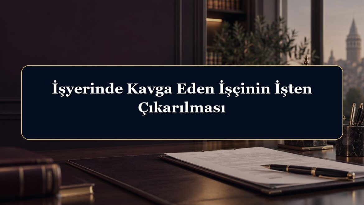İşyerinde Kavga Eden İşçinin İşten Çıkarılması