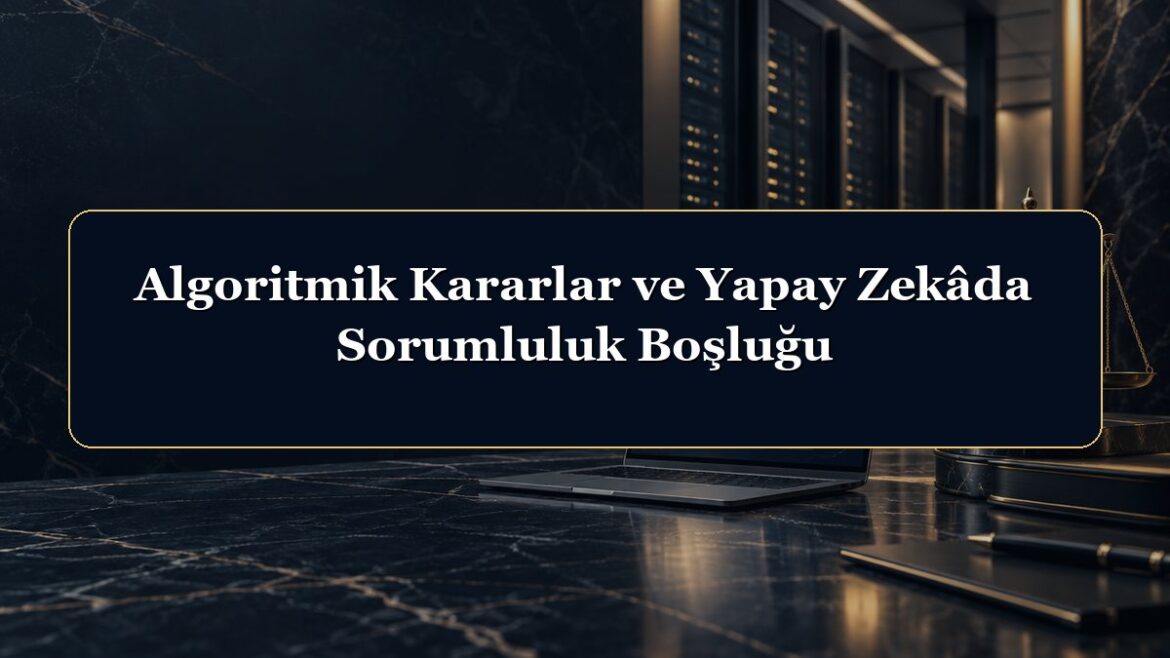 Algoritmik Kararlar ve Yapay Zekâda Sorumluluk Boşluğu