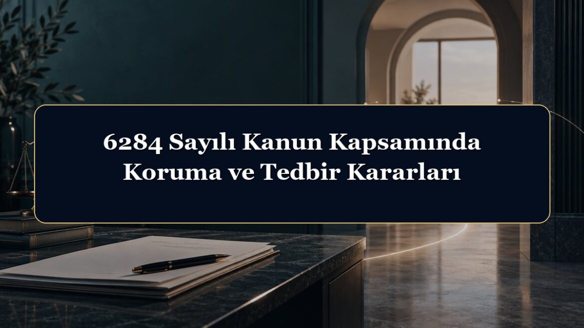 6284 Sayılı Kanun Kapsamında Koruma ve Tedbir Kararları