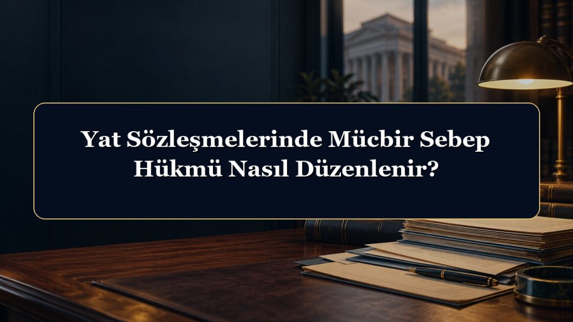 Yat Sözleşmelerinde Mücbir Sebep Hükmü Nasıl Düzenlenir?