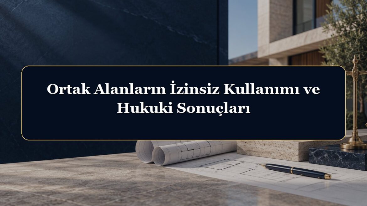 Ortak Alanların İzinsiz Kullanımı ve Hukuki Sonuçları