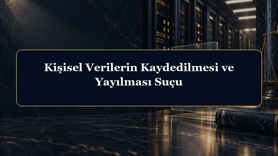 Kişisel Verilerin Kaydedilmesi ve Yayılması Suçu