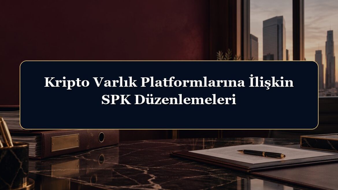 Kripto Varlık Platformlarına İlişkin SPK Düzenlemeleri