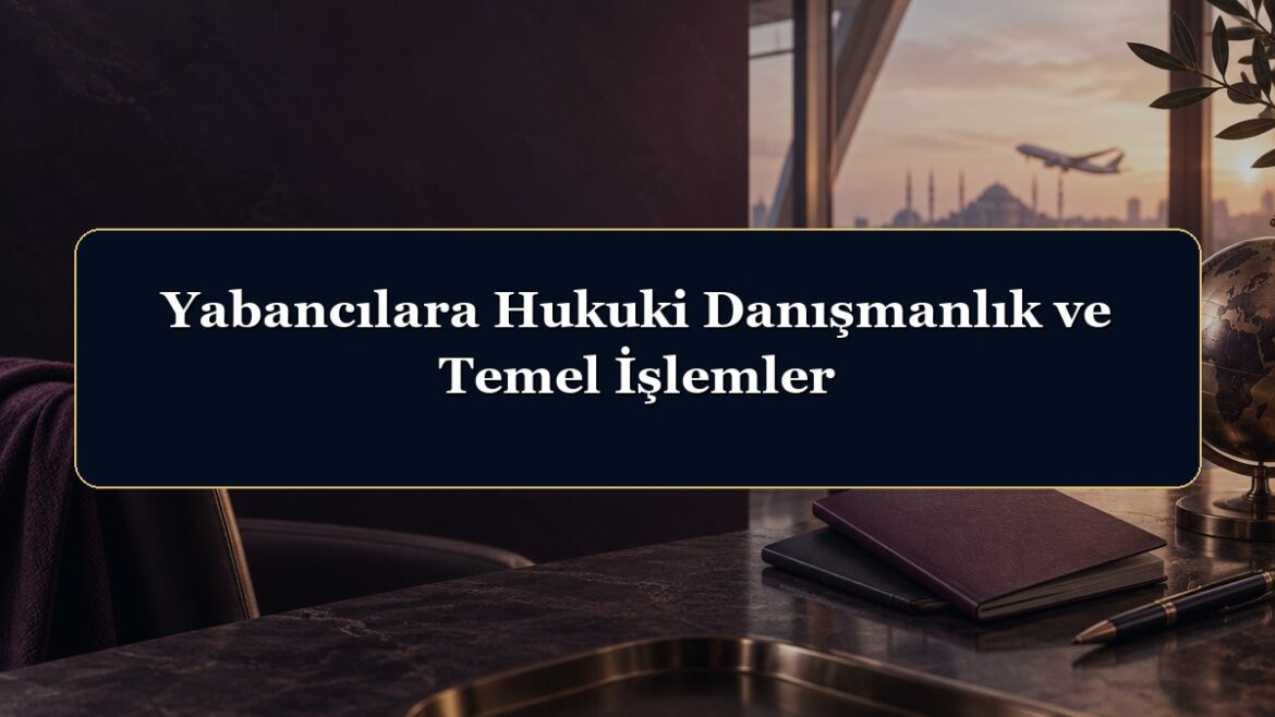 Yabancılara Hukuki Danışmanlık ve Temel İşlemler