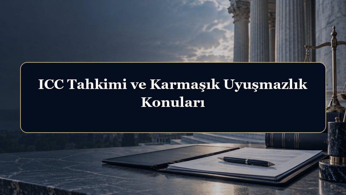 ICC Tahkimi ve Karmaşık Uyuşmazlık Konuları