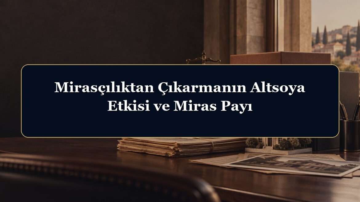 Mirasçılıktan Çıkarmanın Altsoya Etkisi ve Miras Payı