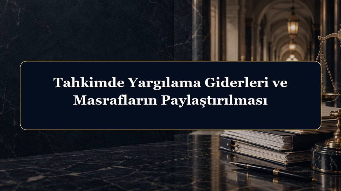 Tahkimde Yargılama Giderleri ve Masrafların Paylaştırılması