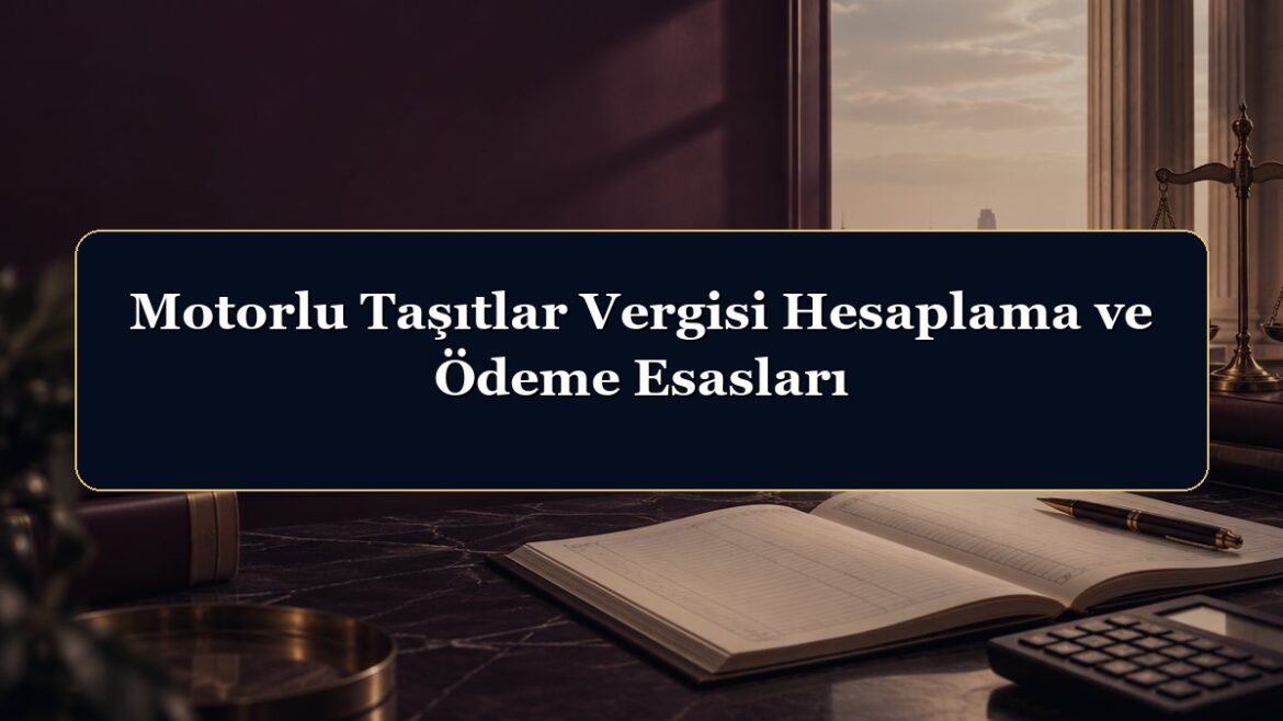 Motorlu Taşıtlar Vergisi Hesaplama ve Ödeme Esasları