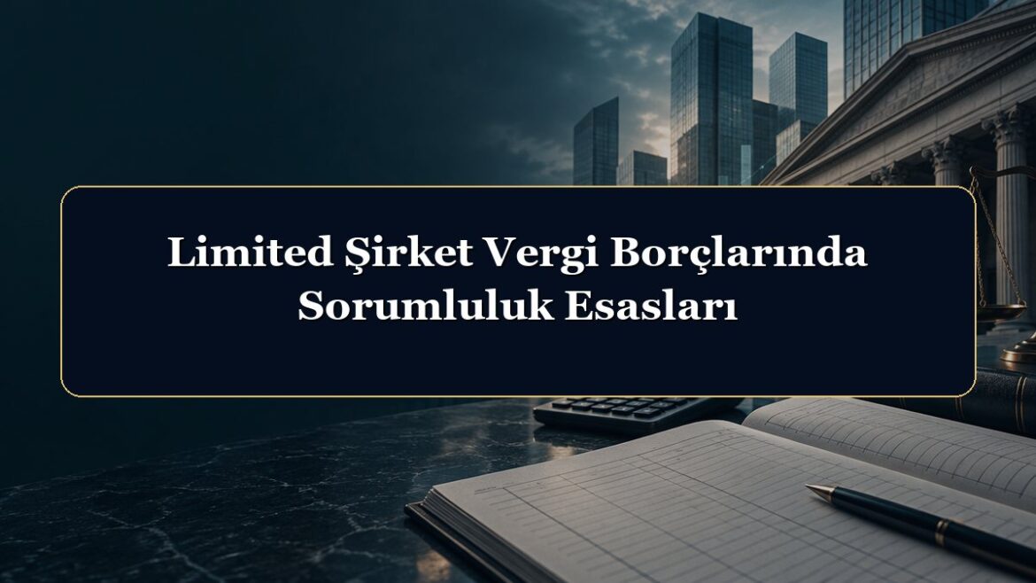 Limited Şirket Vergi Borçlarında Sorumluluk Esasları
