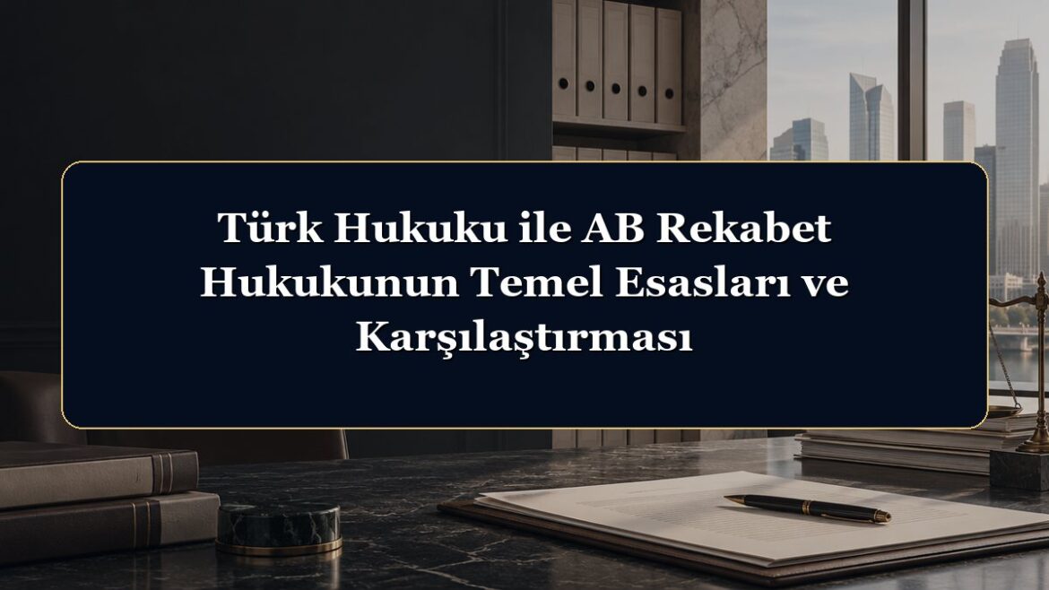 Türk Hukuku ile AB Rekabet Hukukunun Temel Esasları ve Karşılaştırması