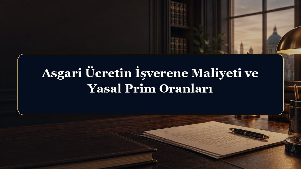 Asgari Ücretin İşverene Maliyeti ve Yasal Prim Oranları