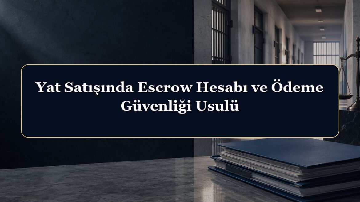 Yat Satışında Escrow Hesabı ve Ödeme Güvenliği Usulü