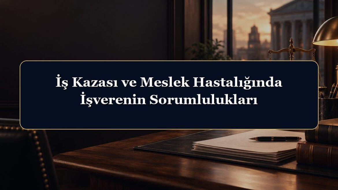 İş Kazası ve Meslek Hastalığında İşverenin Sorumlulukları