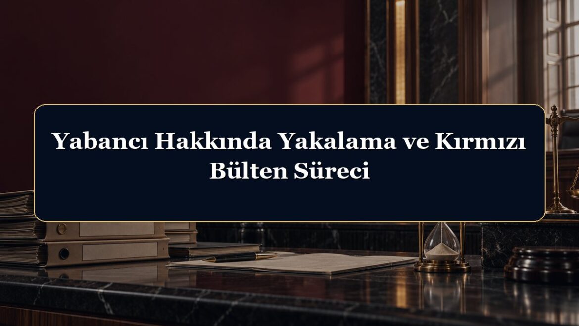 Yabancı Hakkında Yakalama ve Kırmızı Bülten Süreci